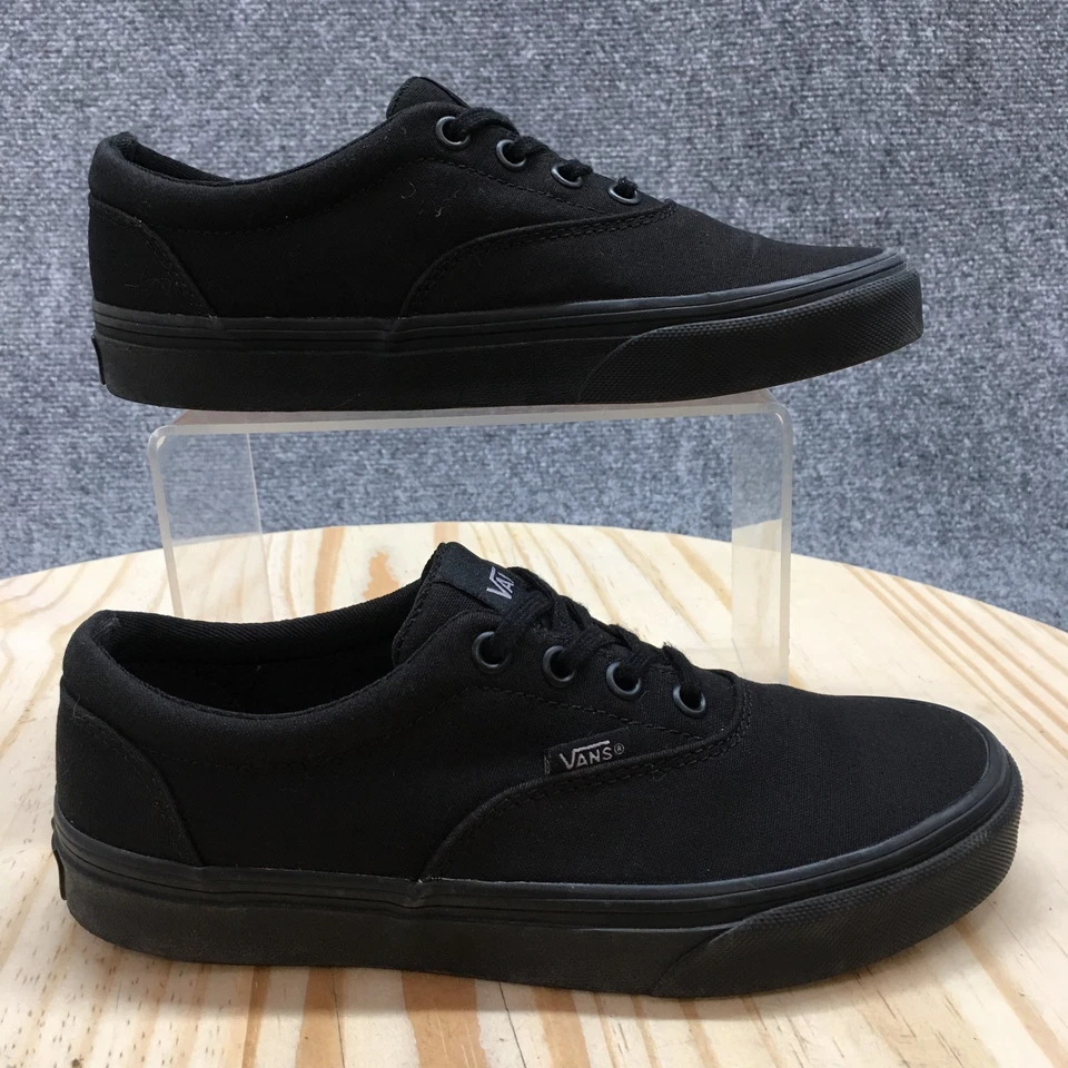 Vans Zapatos Mujer 6 Off The Wall Tenis Negro Lona Con Cordones Bajo Informal 508731 Foto 1 de 4