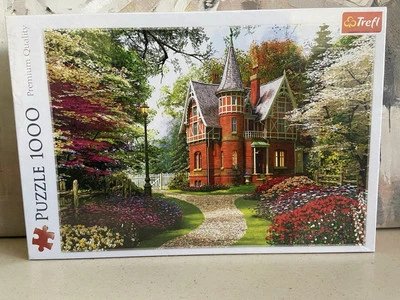 New Trefl 1000 Piece Victorian Cottage Jigsaw Puzzle Sealed - 10355 Premium - Image 1 of 4