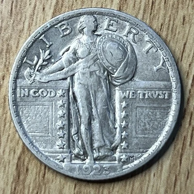 Standing Liberty Quarter XF 1923 Foto 1 de 4