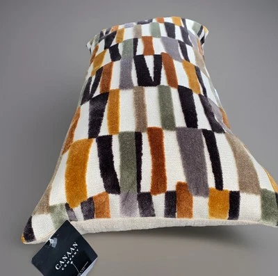 Canaan Company Lumbar Pillow Made USA  22 X 12” Genuine Duck Feathers Filled NWT - Image 1 of 4