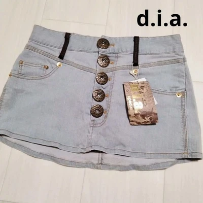 d.i.a. denim skirt y2k Japanese gal with tag free size very rare - Image 1 of 4