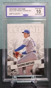 2023 Leaf Prized  Legend #21 Shohei Ohtani CCG Gem Mint 10 - Bild 1 von 2