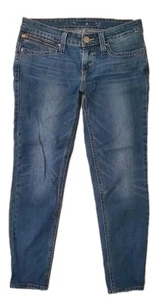 LEVIS Capri Jeans Damen W 28 L 27 Skinny Fit Low Rise Blau Stretch Denim Nr. B5 - Bild 1 von 12