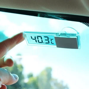 Accesorios Coche Auto Interior Pantalla Digital LCD Medidor Termómetro Ventosa - Imagen 1 de 15