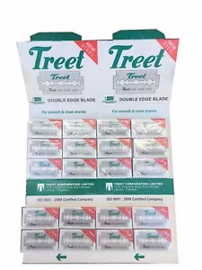 100 Treet New Steel double edge razor blades - Picture 1 of 1