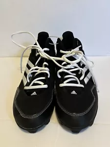 Botines de béisbol Adidas negros talla 8 - Imagen 1 de 7