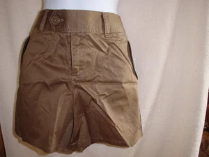 Victorias Secret Vintage Cotton Twill Shorts Size 4 Brown   NWOT - Picture 1 of 1