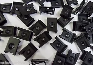 *US SELLER* 100 SPRING TYPE U NUTS WIDE RANGE #8 SCREW SIZE GM 9431530 9424837 - Foto 1 di 2
