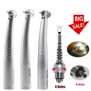 Zahnarzt Turbine Glasfaser LED Handstück High Speed / 6Loch Kupplung passend KaVo - Bild 1 von 127