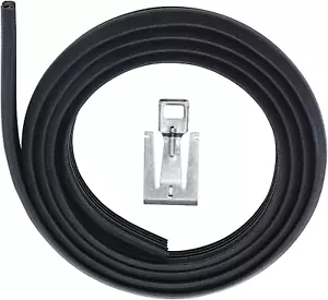 Geschirrspüler Türdichtung Dichtung - passt Whirlpool - schwarz - Bild 1 von 12
