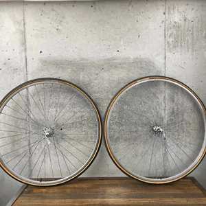 Vintage  Sunshine GyroMaster 27 in Wheel Set  27" Ukai Alloy 36 126 mm 1980s 36h - Picture 1 of 18