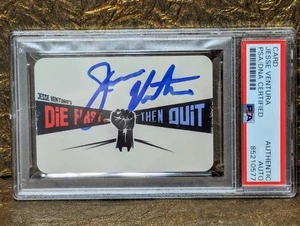 Jesse Ventura Autograph PSA DNA Signed Business Card  - Picture 1 of 2