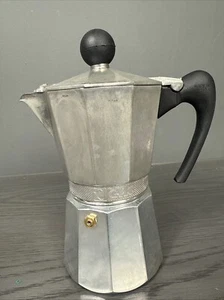 Vtg G.A.T. Moka Pot Stovetop 3 Cup Coffee Espresso Maker Percolator Made Italy - Picture 1 of 8