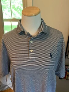 Polo Ralph Lauren Men's Classic Fit Cotton Short Sleeve Size Large Blue - Picture 1 of 3