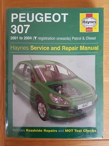 HAYNES WORKSHOP MANUAL PEUGEOT 307 2001 TO 2004 PETROL AND DIESEL - Picture 1 of 1