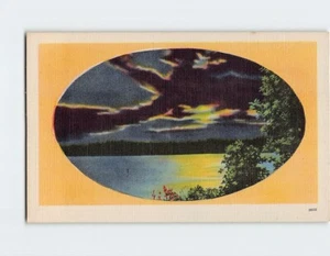 AK Natur See Abend Landschaft Landschaft - Bild 1 von 2
