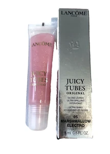 Lancome MARSHMALLOW ELECTRO 05 Juicy Tubes .5 Fl oz SPARKLE Hydrating New w Box - Picture 1 of 8