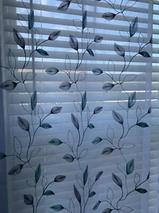 Embroidered Sheer Grommet 2 Panel 38''x 84''Light Filtering and Weight Easy Care - Picture 1 of 8