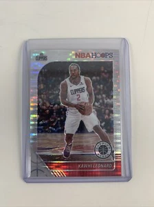 2019-20 NBA Hoops Kawhi Leonard Premium Stock Prizm Pulsar #177 Clippers - Picture 1 of 2