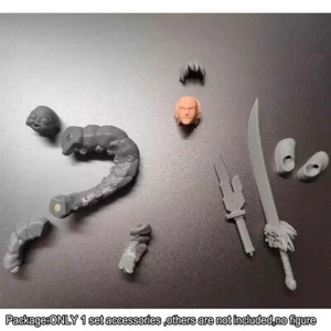 Zum Selbermachen unbemalt 1/12 Fushiguro Toji Kopf Skulptur Schwert Schuhe Teil für 6" Figur - Bild 1 von 1