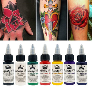 30ml Tattoo 7 Farben Ink Set Tattoo Ink Set Permanent Ink Makeup Colors-Optional