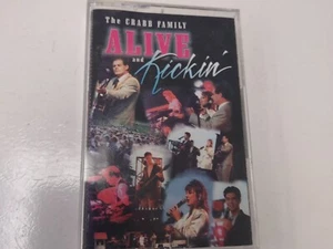 THE CRABB FAMILY - ALIVE & KICKIN' - CASSETTE TAPE LIKE NEW OOP - Picture 1 of 3