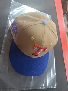 New Era Texas Rangers 1995 All Star Game Sneakertown Shock Drop Size 7 1/2 Khaki - Picture 1 of 8
