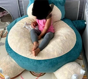 UnStuffed Animal Storage Bean Bag Chair Cover Cat Plush bean bag toy for Birt... - Picture 1 of 2