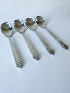 4er Set Dansk Pyramide Edelstahl Suppen-/Platzlöffel GUNNAR CYREN - Bild 1 von 6