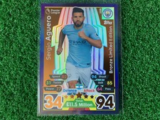 Topps Match Attax 2017/18 Sergio Aguero Bronze Limited Edition LE2B - Man City