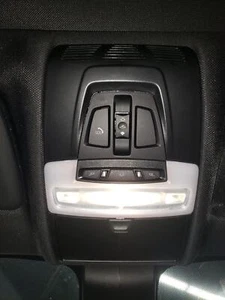17 18 BMW X5 OEM Overhead Console Black NAMY w/Sunroof & Lamp Option - Picture 1 of 14