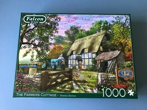 Rompecabezas Falcon De Luxe, The Farmers Cottage, 1000 piezas. Completo - Imagen 1 de 6