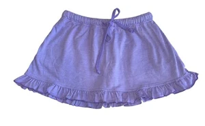 Lucy Girls Purple Ruffle Hem Drawstring Mini Skirt Size M(10-12) Runs Small - Picture 1 of 3