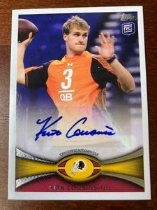 Kirk Cousins 2013 Topps Rookie Auto RC Autograph Rare Vikings - Picture 1 of 2