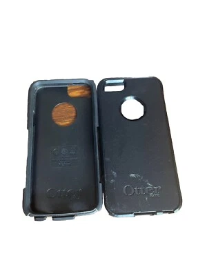 Capa OtterBox Commuter Series para iPhone 4/4S - Estojo rígido rachado preto - Imagem 1 de 4