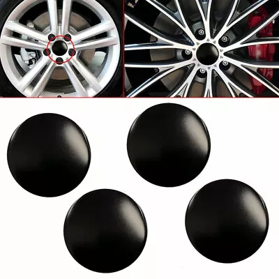 4x Car Wheel Center Hub Cap Sticker Decal 2.2" DOME SHAPE Car Accessories - Image 1 of 4