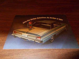 Dodge Polara 1966 4 puertas techo rígido postal publicitaria - Imagen 1 de 1