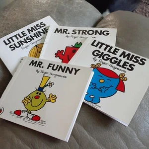 😇 Little Miss Giggles Sunshine Men Books Mr Funny Strong 4 bulk books p.backs  - Picture 1 of 12