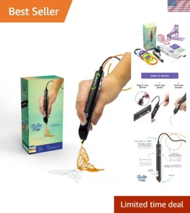Flow 3D Printing Pen for Teens, Adults & Creators! - Black - with Free Refill... - Picture 1 of 9