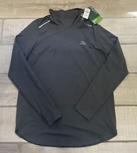 Camiseta deportiva L.L Bean para mujer S gris hierro multideporte tecnología cuello embudo - Imagen 1 de 6