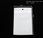 Wholesale 7.5*12cm White / Clear Self Seal Zipper Plastic Re