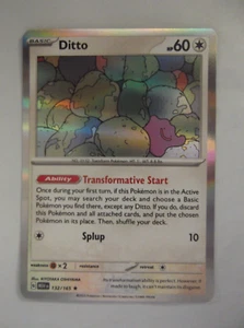 131PK132 -Ditto- 132/165 - Scarlet & Violet 151 - Rare Holo - Picture 1 of 2