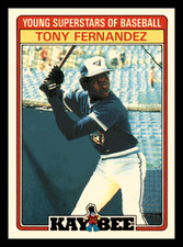 1986 Topps Kay-Bee Young Superstars of Baseball Tony Fernandez  #11