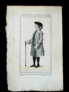 Brunet, dans Le Niais de Sologne de Dorvigny Estampe XIXe S. EO Martinet A.  - Picture 1 of 9