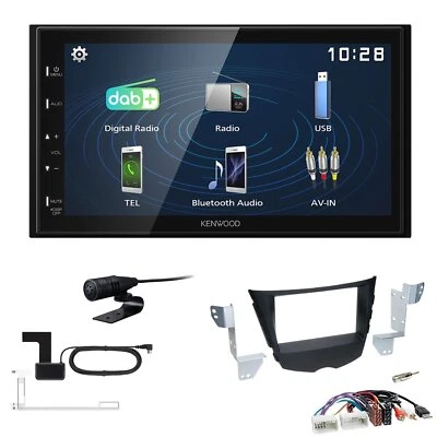 Kenwood 2DIN DAB+ Autoradio für Hyundai Veloster ab 2011 - Bild 1 von 4