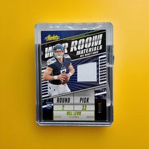 Will Levis /99 Gold - 2023 Panini Absolute War Room Materials Patch RC #WR-WL - Picture 1 of 3