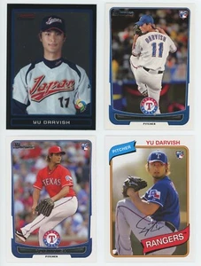 Yu Darvish 4 Karten Lot - RC 2012 Topps 119, 50 & 209 Bowman Chrome Propsect BDPW2 - Bild 1 von 2