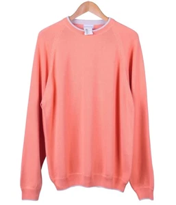 Nuevo con etiquetas Suéter Pullover Maus & Hoffman Melocotón 100% Algodón Pima Cuello Redondo XL - Imagen 1 de 7