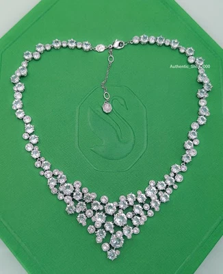 NUEVO 100% SWAROVSKI Princesa Mezcla Cristales Blancos Collar Constella 5732249 Foto 1 de 4