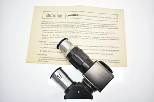 Raro Portaoculares Doble Unitron Duetron De Colección Modelos A y B - Imagen 1 de 7